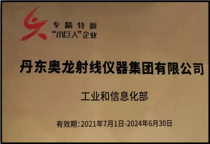 奧龍集團榮獲國家級專(zhuān)精新特“小巨人”企業(yè)榮譽(yù)稱(chēng)號